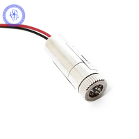 Module Laser de Diode à points rouges, 12x35mm focalisable 650nm 50mW 3-5V