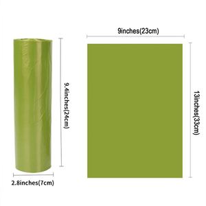 Sacs à déjections canines écologiques avec distributeur, biodégradables en amidon de maïs, sacs à déjections pour animaux de compagnie, matière plastique - Product Image 1