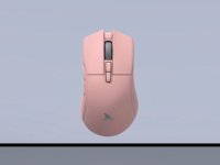 Souris 1K de conception ultra-légère Triple Mode 500mAh Batterie PAW3395 Taux d'interrogation 1000Hz Souris de jeu 26000 DPI pour engrenages de jeu