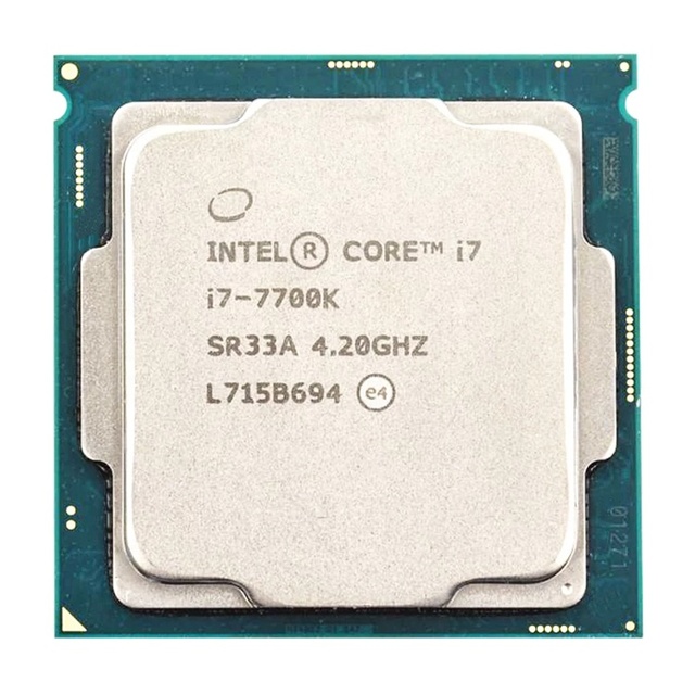Intel I7-7700K/SR33A Quad-Core Eight-Thread 4.2 GHz Processor 91W TDP LGA 1151 for Desktop Low Price Promotion 7th Gen