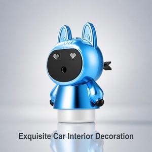 Cute Cartoon <strong>Car</strong> Vent Aroma <strong>Diffuser</strong> AI Pixel Expression Eyes for Odor Removal Freshening No Cable Wireless Use for <strong>Car</strong> Care - Product Image 4
