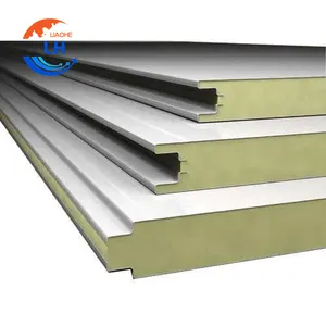 Trọng lượng nhẹ chống cháy cấu trúc cách nhiệt tường/mái Polystyrene EPS Sandwich Panel cho prefab kho