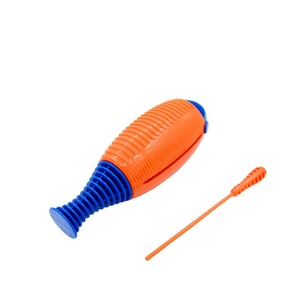 Tube sonore en plastique coloré en forme de grenouille avec bâtonnets, instrument musical Guiro pour enfants, instrument de percussion Orff en gros - Product Image 5