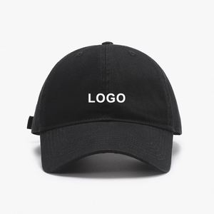 Casquette de baseball vintage en coton délavé à 6 panneaux, style Dad Hat, avec logo personnalisé, pour hommes et femmes, vente en gros - Product Image 1