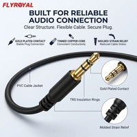 Câble audio stéréo 3,5 mm en PVC, câble vidéo, câble audio mâle-mâle, câble audio auxiliaire pour casque, systèmes audio domestiques, haut-parleurs