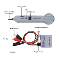 Puxin 200EP générateur de tonalité et testeur de câble de Kit de sonde pour l'équipement de fibre optique de traqueur de fil de câblage de réseau de fil