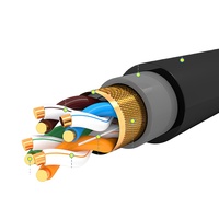 Cable de Red Ethernet CAT5 CAT5E FTP SFTP 24AWG 305m 1000ft para Exteriores, Blindado, Conductor BC, Cubierta de PE Impermeable