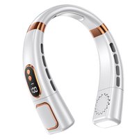 Nouveau ventilateur de climatisation portable à suspendre, rechargeable Type C, sans pales, mains libres, mini ventilateur personnel pour le cou