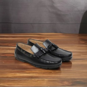 Zapatos Mocasines de Cuero de Moda 2025, Suaves, Cómodos y Transpirables, con Plantilla de PU, Zapatos Casuales Premium para Hombre - Product Image 4