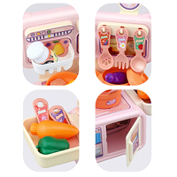 Cuisine miniature pour enfants d'âge préscolaire, jeu de cuisine, table à manger, ensemble de cuisine pour enfants, jouets pour filles
