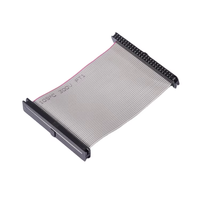 Câble plat IDC JIATEL 2,54 mm avec connecteur pour alimentation CC, pour ordinateur, longueur et AWG personnalisables, modèle JT-IDC-009