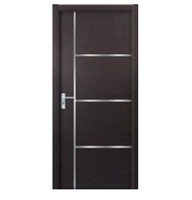 Pintu Interior Modern Berkualitas Tinggi QB, Terbuat dari PVC dan MDF, Tahan Air