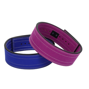 Ceinture de musculation à levier en cuir de vachette respirante et imperméable de 10 mm d'épaisseur avec logo personnalisé pour un soutien lombaire professionnel unisexe - Product Image 1