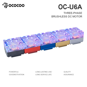 ปั๊มน้ำหล่อเย็น OCOCOO OC-U6A ARGB 600L/H ระยะส่งน้ำ 4 เมตร ควบคุมด้วย PWM 5V 3 พิน  <span class=keywords><strong>RGB</strong></span> ปรับแต่งได้ พอร์ต G1/4  6 สี สำหรับระบบระบายความร้อนด้วยของเหลว DIY - Product Image 1
