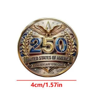 Moneta Commemorativa del 250° Anniversario degli Stati Uniti 1776-2026, Moneta Patriottica da Collezione - Product Image 2