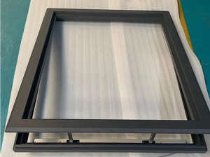 Puits de lumière extérieur/intérieur style villa en alliage d'aluminium avec toit vitré occultant, coupe-vent et design minimaliste - Product Image 6