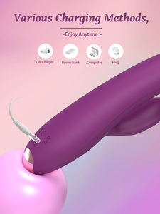 USB可充电振动器，12个频率模式，用于女性刺激和高潮，批发性玩具供应商 - Product Image 6