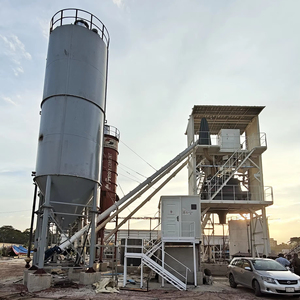 โรงงานผสมคอนกรีต HZS60สำหรับโครงการก่อสร้าง HZS25/35/50/60/90/120/180 - Product Image 1