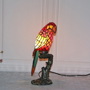 Tiffany American Retro Iron Wall Light Parrot Colored Glass E26 Base LED Light Outdoor Garden Home Corridor Decoración - Product Image 6