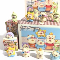 Figurine en résine PAI Wisp Warm Adorable Grain Blind Box, miniature créative pour étudiants, micro-paysage, ornements décoratifs DIY