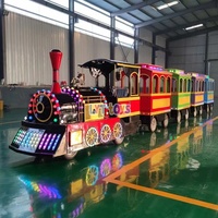 Train sans rails électrique pour enfants, attraction touristique, vente directe d'usine, centre commercial, parc d'attractions