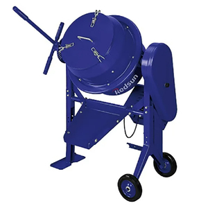 Mini mélangeur électrique de mortier, tout acier, ouverture 38cm, pour sacs de ciment sec 34kg - Product Image 1