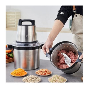 Picadora de Carne y Cortadora de Verduras Mini para Cocina Comercial, Picadora de Verduras para Ensaladas de 2L 3L, Procesador de Alimentos Eléctrico de Trabajo Ligero - Product Image 4