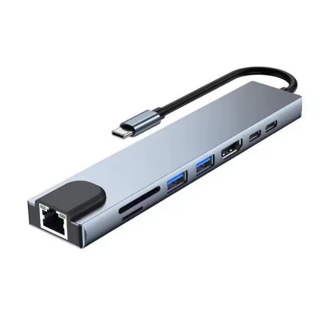 Custom Logo Multiport Dock Station with Hdm I Type-c Pd Charging Adapter 4 Port for Laptop Docking Station 3.0 3.1 USB HUBs