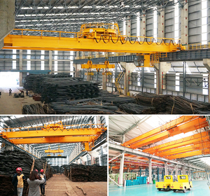 50 Ton Heavy Duty Industrial Magnet <b>Crane</b> Double Girder Hanging Electromagnetic <b>Crane</b> - Product Image 2