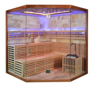 Sauna traditionnel en bois de <span class=keywords><strong>cèdre</strong></span> rouge pour 4 à 5 personnes, sauna sec extérieur sur mesure, grande salle de sauna - Product Image 1
