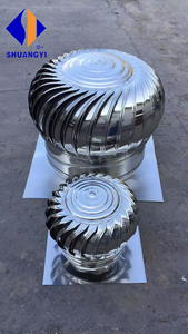 Ventilador de Extracción Axial de Bajo Ruido, Accionado por Viento, de Acero Inoxidable, con Bola de Acero Inoxidable, de 600 mm, 16 Pulgadas, 20 Pulgadas, 800 mm, para Montaje en Techo, con una Fuerte Succión de 9000 m³/h, Marca Shuangyi - Product Image 5