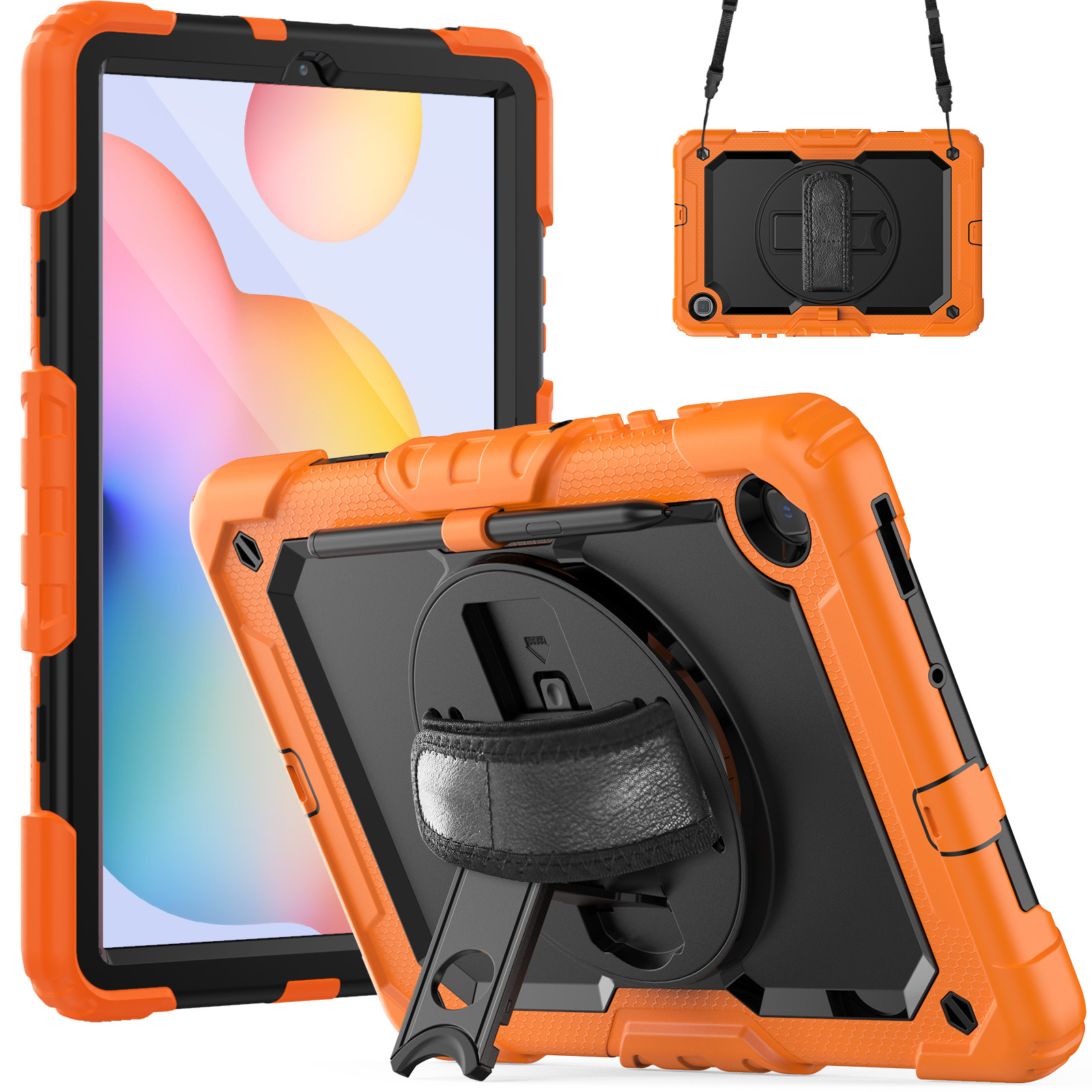 Orange + noir