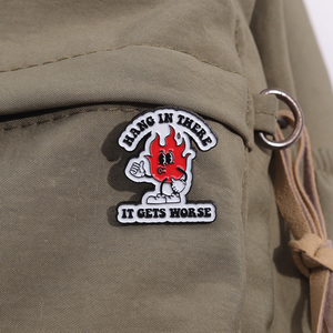 Spille Smaltate con Citazioni in Inglese, Divertenti Parole Marcate, Distintivi in Metallo, Accessori di Moda, Gioielli all'Ingrosso - Product Image 3