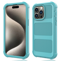 Coque de téléphone en TPU avec grip magnétique, charge sans fil améliorée, protection 360°, coins antichoc, design sportif, texture gaufrée pour