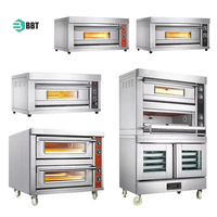 Four à sole électrique commercial 220V en acier inoxydable portable haute productivité pour la cuisson de pizzas, pains et gâteaux avec farine et lait
