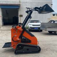 Vendita diretta della fabbrica Skid Steer Loader allegato giardino Farm trattore terne per lavori di costruzione cingolato