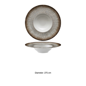Bol à pâtes Napoli Crete Ø 27,5 cm, intérieur Ø 14,5 cm, impression numérique Saturnia - Product Image 3