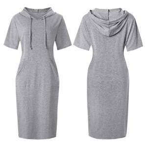 Vestito leggero dalla felpa con cappuccio leggero di estate della via degli <span class=keywords><strong>abiti</strong></span> di forma fisica di Sport casuali su ordinazione all'ingrosso delle donne del Jersey di <span class=keywords><strong>cotone</strong></span> - Product Image 1