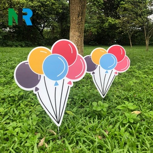 Letrero de Jardín de Plástico Corrugado con Letras del Alfabeto, Ecológico, Feliz Cumpleaños, Material PP, Corte Personalizado, Roc Xie - Product Image 5