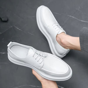 Botas Oxford de Cuero Genuino Impermeables 2026, con Cordones, para Hombre, Lavables, Hechas a Mano con Tecnología Goodyear, Estilo Retro Amekaki - Product Image 3