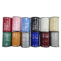 Ruban en Rouleau pour Emballage Cadeau Floral Écologique et Coloré avec Couleurs Personnalisées en Polypropylène pour la Décoration de Fête de Noël