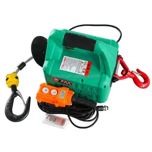 TXBO Truck Crane Portable Electric Hoist Crane 220V Electric Hoist Remote Control Portable Engine Hoist And Lifting Guide