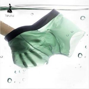 Ropa Interior Masculina Transpirable, <span class=keywords><strong>Invisible</strong></span>, Sin Costuras, Ultrafina, de Seda de Hielo, Transparente, Tipo Bóxer, para Hombres de Talla Grande - Product Image 2
