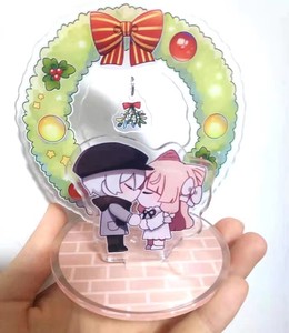 Supporto in Acrilico Personalizzato Vigreat <span class=keywords><strong>Chibi</strong></span> Pair, Taglio Laser Liscio con Stampe Vivaci su Entrambi i Lati, Stile Anime Carino per Collezionisti e Fan - Product Image 6