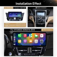 Écran OLED 12,3 pouces, autoradio Android 8 cœurs UIS7862S avec Carplay pour HYUNDAI SONATA 8 2010~2015, écran multimédia stéréo