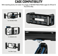 Support de fixation portable NEEWER UA051 pour SSD T5 T7 T9, compatible avec la cage pour iPhone 15 Pro Pro Max