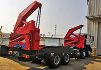 Remorque porte-conteneurs à chargement latéral MQG37A 37 tonnes, camion porte-conteneurs à chargement latéral, grue de levage en stock