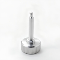 Tornillo de Ajuste Moleteado de Aleación de Aluminio Anodizado, Mecanizado por CNC, para Fijación de Equipos
