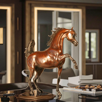 Sculpture Cheval Arabie Saoudite Cheval Bronze Modèle Cheval Arabe