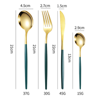 Ensemble de couverts en acier inoxydable de qualité supérieure de 30 pièces avec boîte cadeau élégante, pour les banquets de mariage et les restaurants de luxe